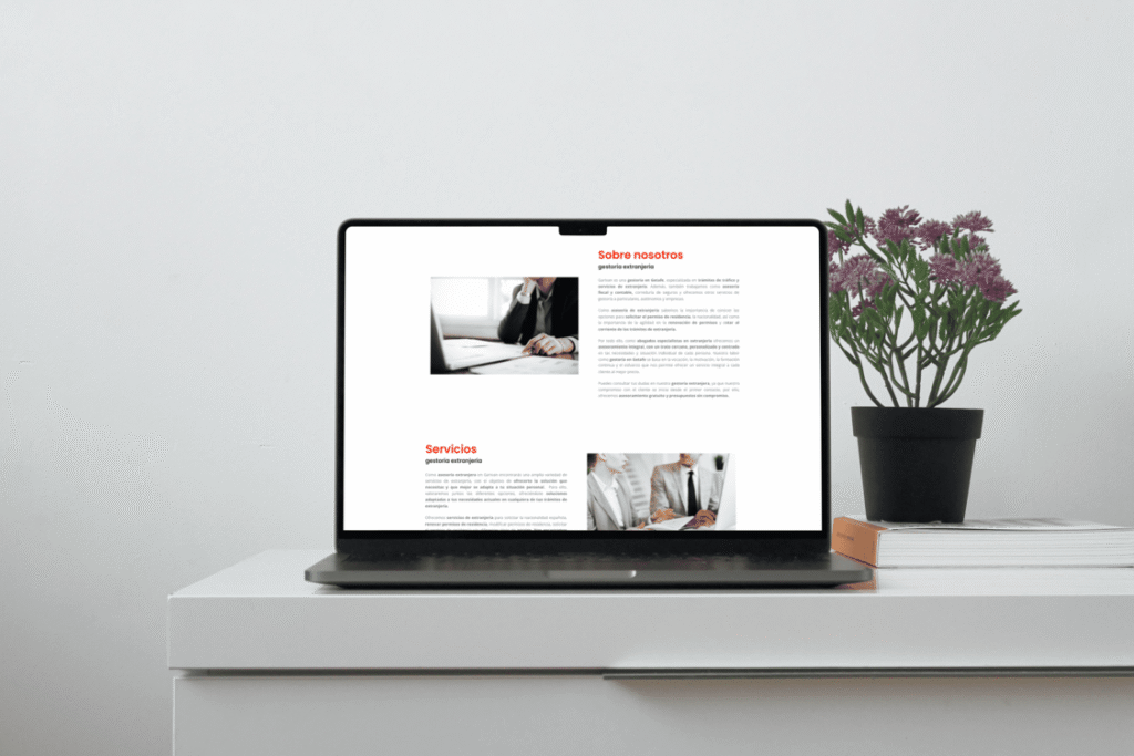 diseño web gestoria madrid