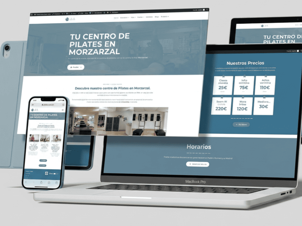 Web centro de pilates