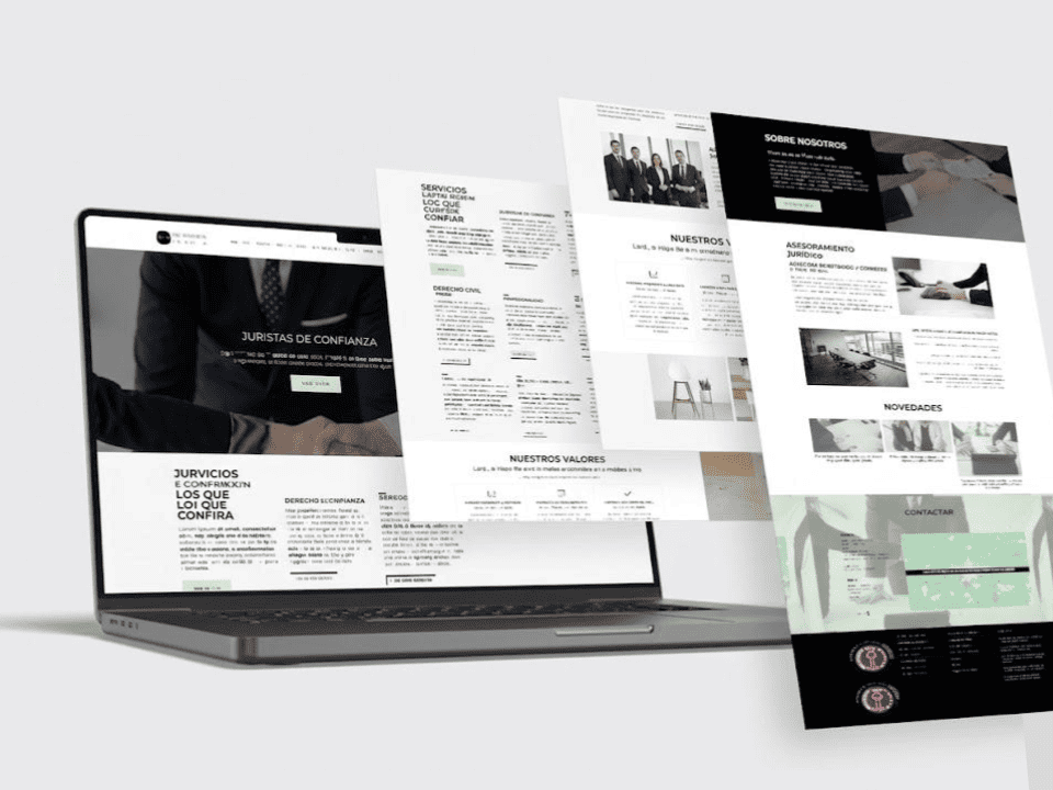 Página web abogados